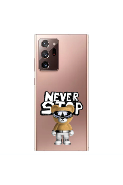 Other Samsung Note 20 Ultra Never stop Transparent Silicone TPU Θήκη