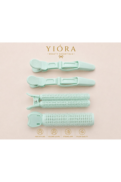 yiora Σετ 4 τεμαχίων για styling μαλλιών χωρίς θερμότητα και σετ για μπούκλες...