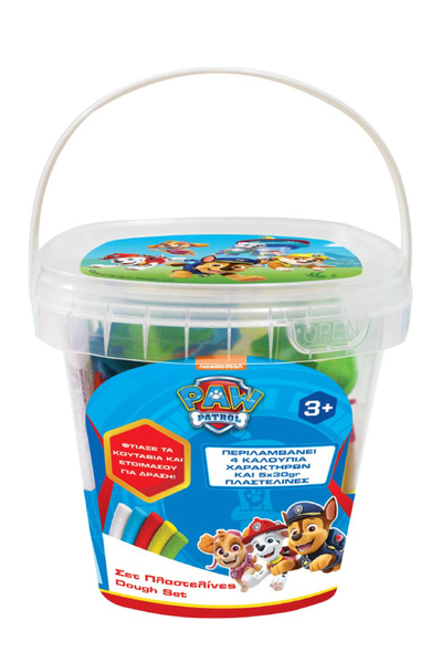 John Hellas Set de plastilină Paw Patrol în găleată mică (03979PM)