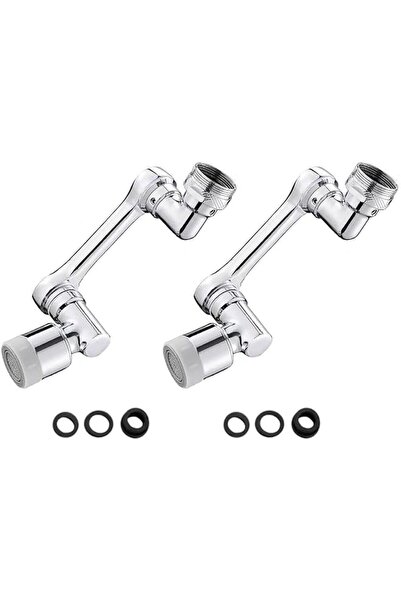 The Bros 2PCS Faucet Extender, Adjustable 1080-Degree Rotation, Universal Fit...
