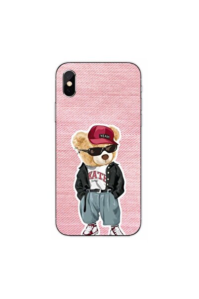 OEM Husa compatibila cu Apple iPhone XS Max Silicon Gel Tpu Model Pink Jeans ...