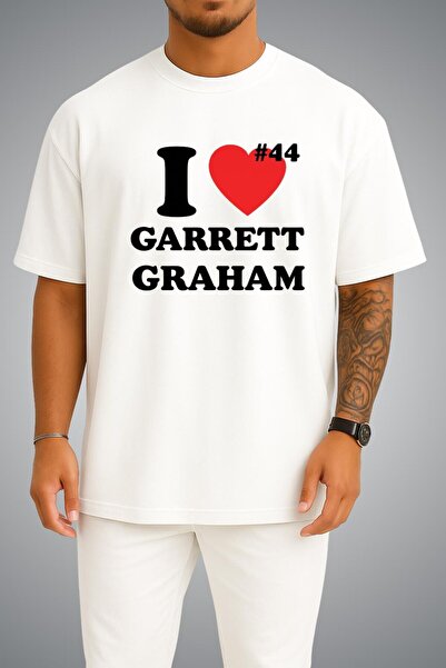 Bahriyeli Collection Oversize Off Campus I Love Garrett Graham Chest Printed ...