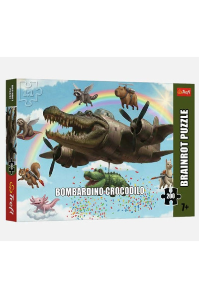 Trefl Puzzle Brainrots Bombardino Crocodilo (200 Piese)