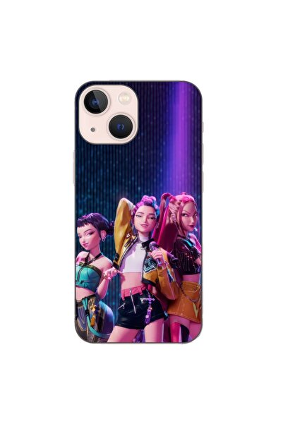 OEM Husa compatibila cu Apple iPhone 13 Mini Silicon Model KPop Demon Hunters...