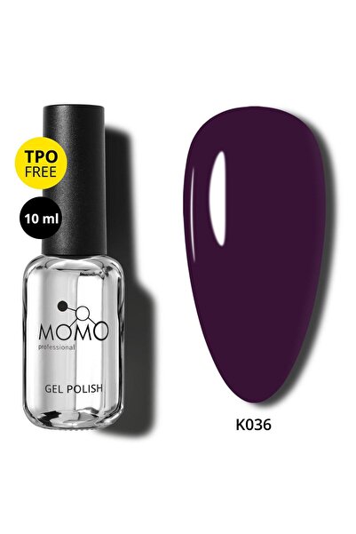 MOMO professional Kalıcı Oje K036, Koyu Mor, 10 ml