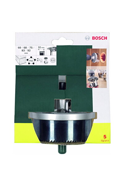 Bosch Set carote pentru lemn, 60-92 mm, 5 bucati