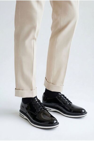Alphus Shoes Men's Lace-Up Casual Shoes