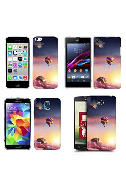 OEM Θήκη συμβατή με Apple iPhone 7 Plus από σιλικόνη gel TPU, μοντέλο Αερόστατα