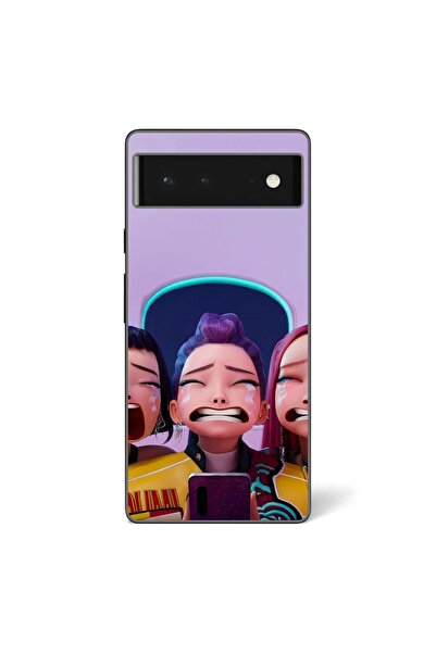 OEM Husa compatibila cu Google Pixel 6 Silicon Gel Tpu Model KPop Demon Hunte...