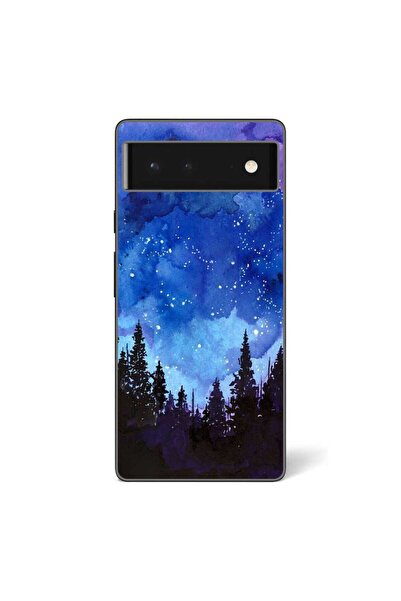 OEM Θήκη συμβατή με Google Pixel 6 Σιλικόνης Gel TPU Μοντέλο Νυχτερινό Δάσος