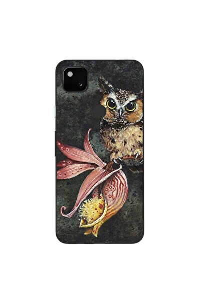 OEM Husa compatibila cu Google Pixel 4A Silicon Gel Tpu Model Owl Painted