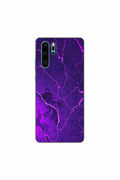 OEM Husa compatibila cu Huawei P30 Pro Silicon Gel Tpu Model Ultraviolet Marb...