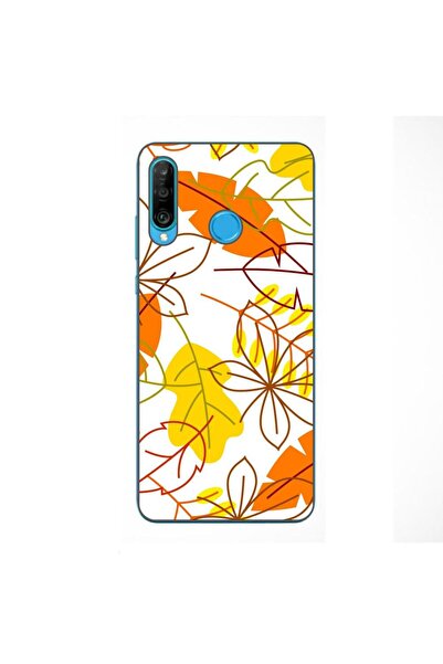 OEM Θήκη συμβατή με Huawei P30 Lite από σιλικόνη gel TPU με σχέδιο Ζωντανά Φθ...