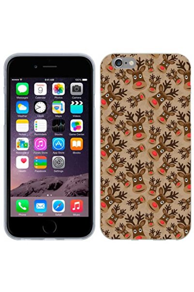 OEM Husa compatibila cu Apple iPhone 6S, iPhone 6 Silicon Gel Tpu Model Rudol...
