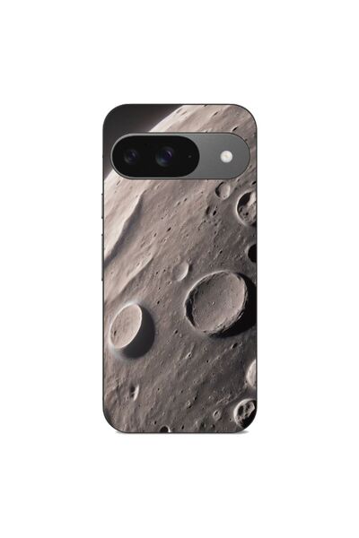 OEM Case compatible with Google Pixel 9 Pro Silicone Gel Tpu Model Moon Surface