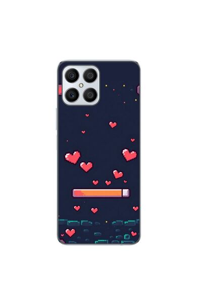OEM Husa compatibila cu Honor X8 4G Silicon Gel Tpu Model Pixelated Healthbar