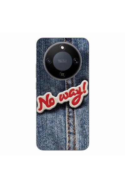OEM Θήκη συμβατή με Honor Magic8 Lite Σιλικόνης Gel TPU Μοντέλο No Way Jeans