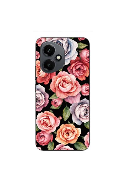OEM Husa compatibila cu Honor 400 Silicon Gel Tpu Model Colorfull Roses Pattern