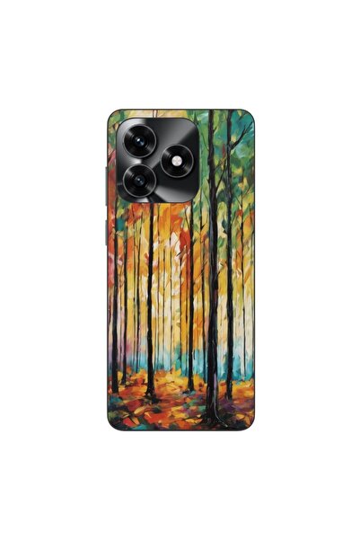 OEM Husa compatibila cu Honor X5c Plus Silicon Gel Tpu Model Colored Forest Art