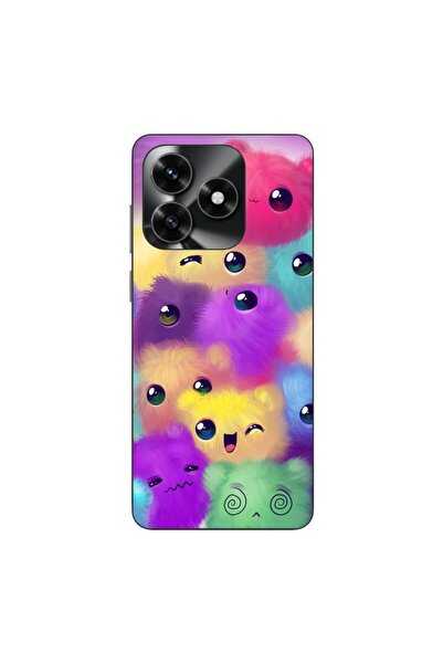 OEM Husa compatibila cu Honor X5c Plus Silicon Gel Tpu Model Pufosi Colorati