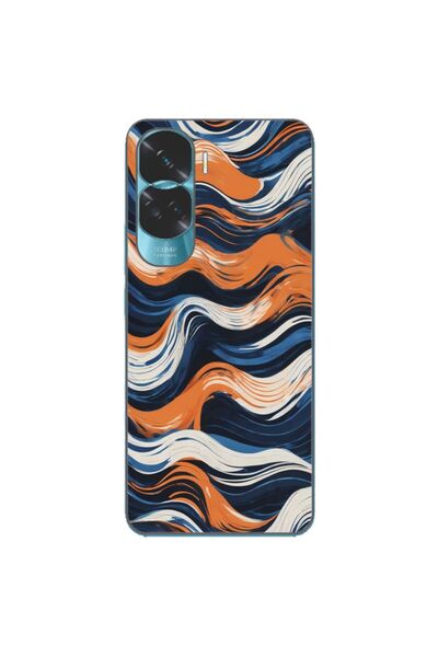 OEM Husa compatibila cu Honor 90 Lite 5G Silicon Gel Tpu Model Abstract Crazy...