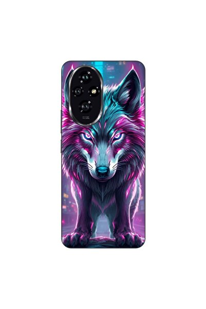 OEM Husa compatibila cu Honor 200 Silicon Gel Tpu Model Cyberpunk Wolf