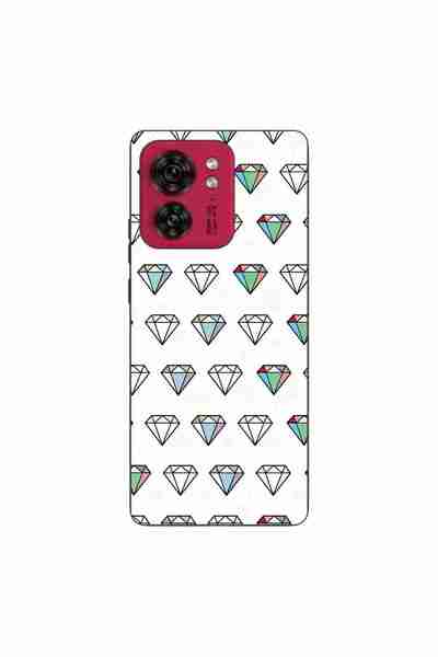 OEM Husa compatibila cu Motorola Edge 40 Silicon Gel Tpu Model Diamonds Patte...