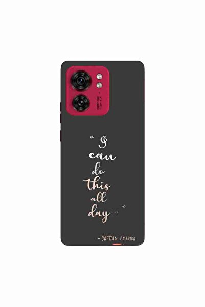OEM Husa compatibila cu Motorola Edge 40 Silicon Gel Tpu Model Mesaj I Can Do...