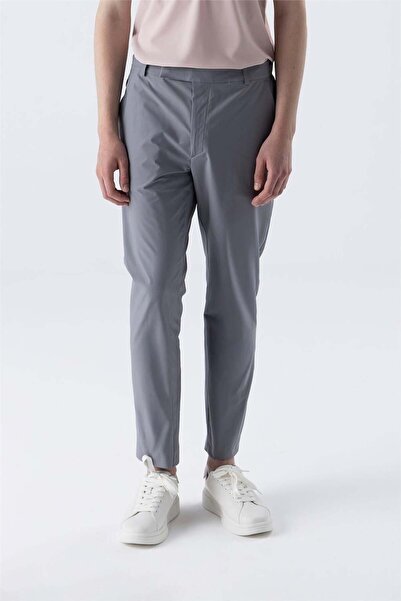 Isaora New Technical Chino Erkek Chino Pantolon Gri
