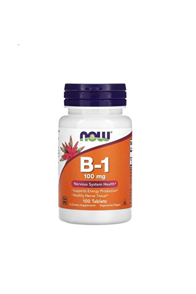 Now Foods B-1 Tiamină 100mg 100 comprimate