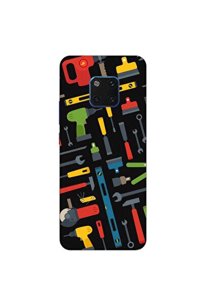 OEM Θήκη συμβατή με Huawei Mate 20 Pro από σιλικόνη gel TPU με σχέδιο εργαλείων