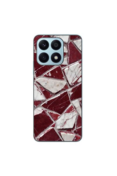 OEM Husa compatibila cu Honor X8a Silicon Gel Tpu Model Broken Glass Red Blood
