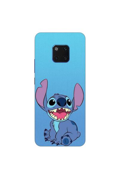 OEM Θήκη συμβατή με Huawei Mate 20 Pro Σιλικόνης Gel TPU με σχέδιο ραφής Μπλε