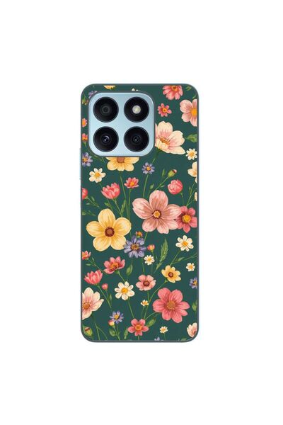 OEM Case compatible with Honor X8b Silicone Gel Tpu Pattern Vintage Spring Fl...