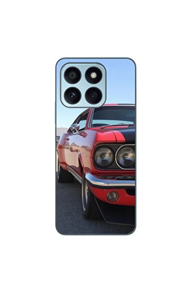 OEM Husa compatibila cu Honor X8b Silicon Gel Tpu Model Red Muscle Car
