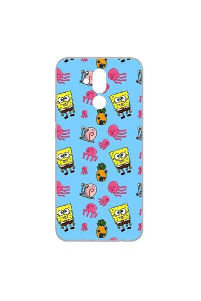 OEM Husa compatibila cu Huawei Mate 20 Lite Silicon Gel Tpu Model Spongebob P...