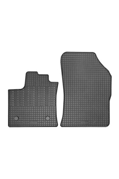RapidAuto Set covorase auto din cauciuc Renault Express 2021-, 2 Usi, Negre