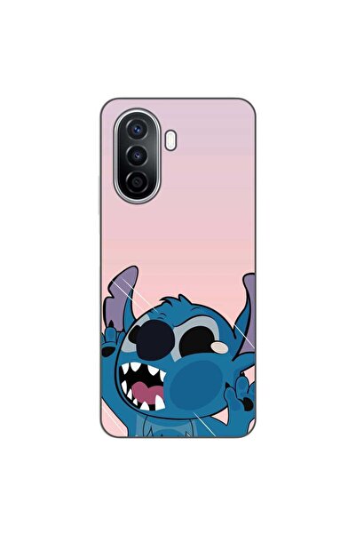 OEM Θήκη συμβατή με Huawei Nova Y70 από σιλικόνη gel TPU με σχέδιο Stitch