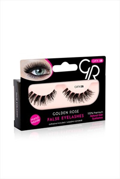 Golden Rose FALSE EYELASHES AND ADHESIVE GRTK 08