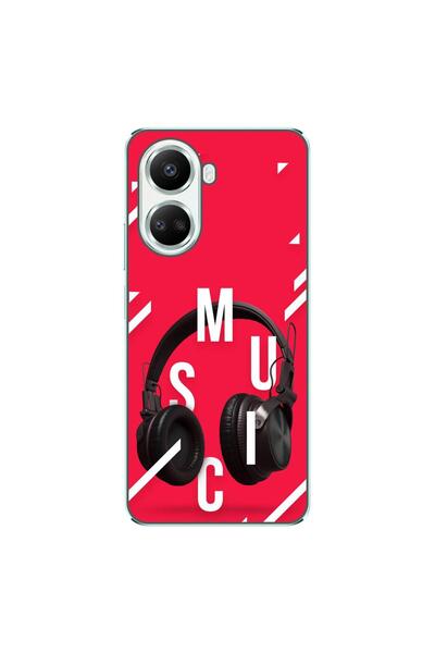 OEM Husa compatibila cu Huawei Nova 10 SE Silicon Gel Tpu Model Music Headphones
