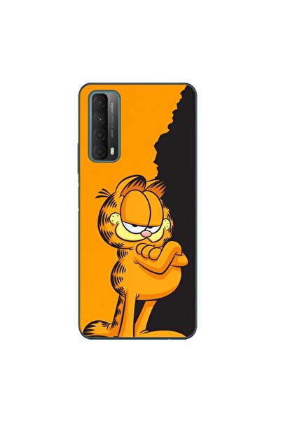 OEM Husa compatibila cu Huawei P Smart 2021 Silicon Gel Tpu Model Garfield Bl...