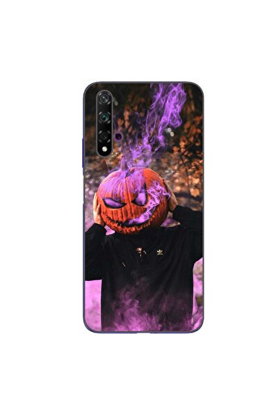 OEM Husa compatibila cu Huawei Nova 5T Silicon Gel Tpu Model Purple Smoked Ha...