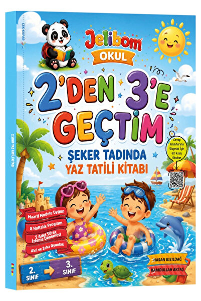 Kurul Yayıncılık 2'den 3'e Geçtim Şeker Tadında Yaz Tatili Kitabı
