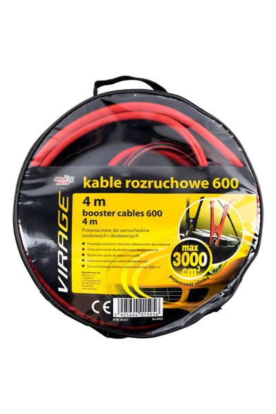 Moje Auto Καλώδια εκκίνησης 600Α 4μ