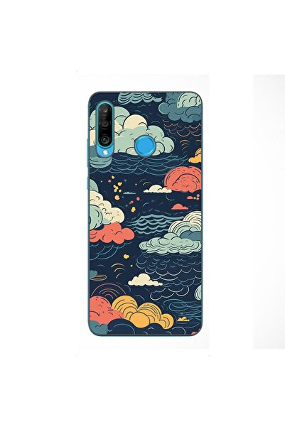 OEM Husa compatibila cu Huawei P30 Lite Silicon Gel Tpu Model Mystic Night Sky