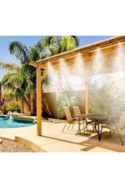 MeriMag Kit de răcire pentru terasă, grădină sau balcon – lungime 20 m + 20 duze