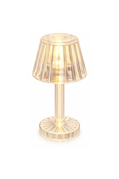 OEM Lampă LED decorativă transparentă, Lampă de masă mini USB, Lumină caldă, ...