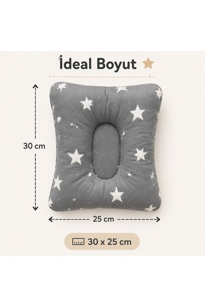 LUMY KIDS Breastfeeding and Baby Support Pillow 30X25 cm Double-Sided Use