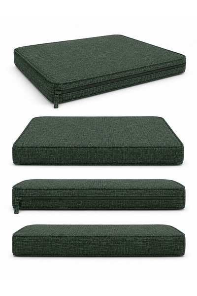 EA HOME ROYALE COMFORT KETEN YEŞİL 53x46cm Sandalye ölçüsüne uygundur. 1 Adet...