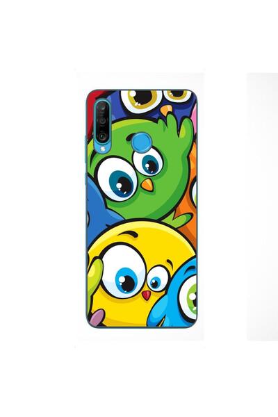 OEM Husa compatibila cu Huawei P30 Lite Silicon Gel Tpu Model Bufnite Colorate